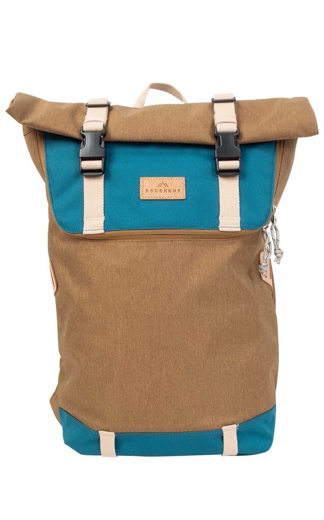 Doughnut Christopher Euro Rucksack Rolltop Rucksack - khaki x teal Doughnut Christopher Euro Rucksack Rolltop Rucksack - khaki x teal