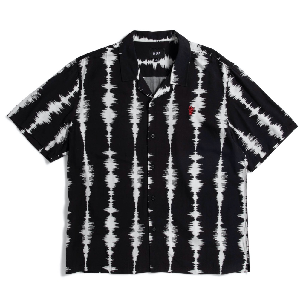 HUF Seismogram Resort Shirt - black XXL