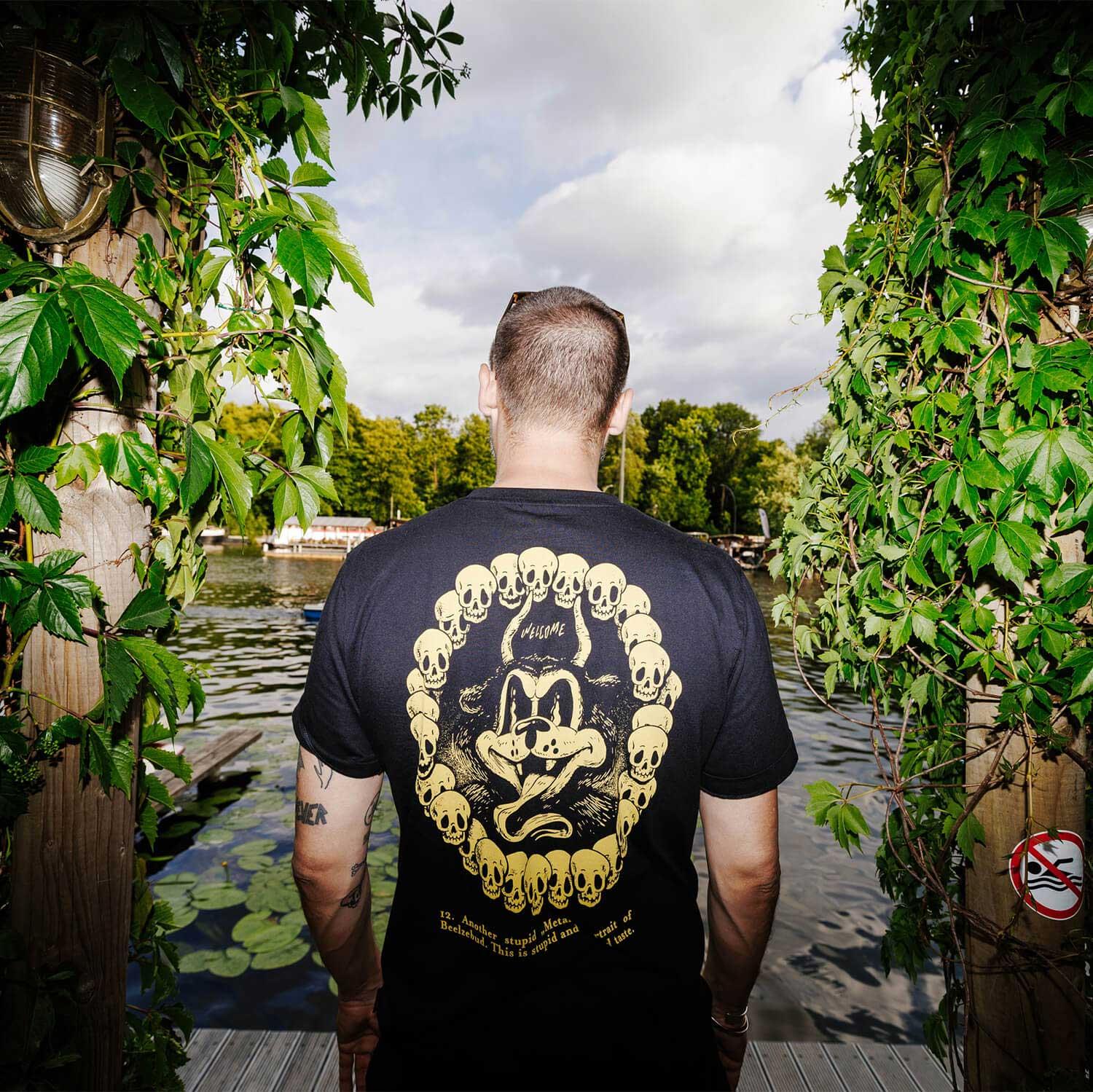 The Dudes Belzeebud Classic T-Shirt - noir The Dudes Belzeebud Classic T-Shirt - noir