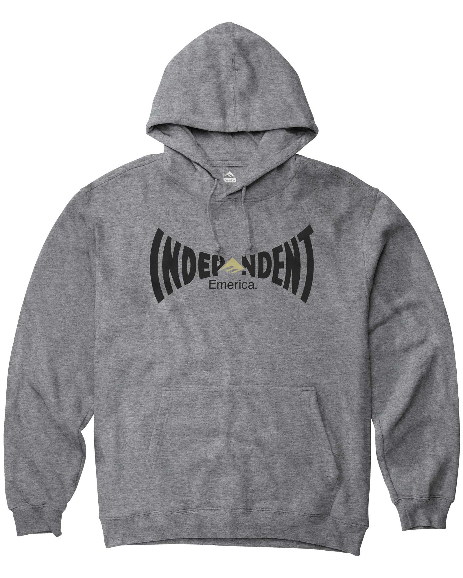 EMERICA Sweat EMERICA X INDY SPAN HOODIE grey heather EMERICA Sweat EMERICA X INDY SPAN HOODIE, grey heather XL