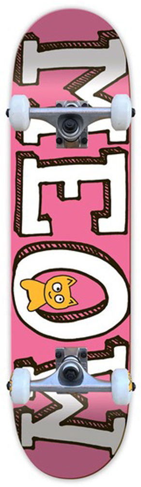 Meow complete board Logo Pink 7,50