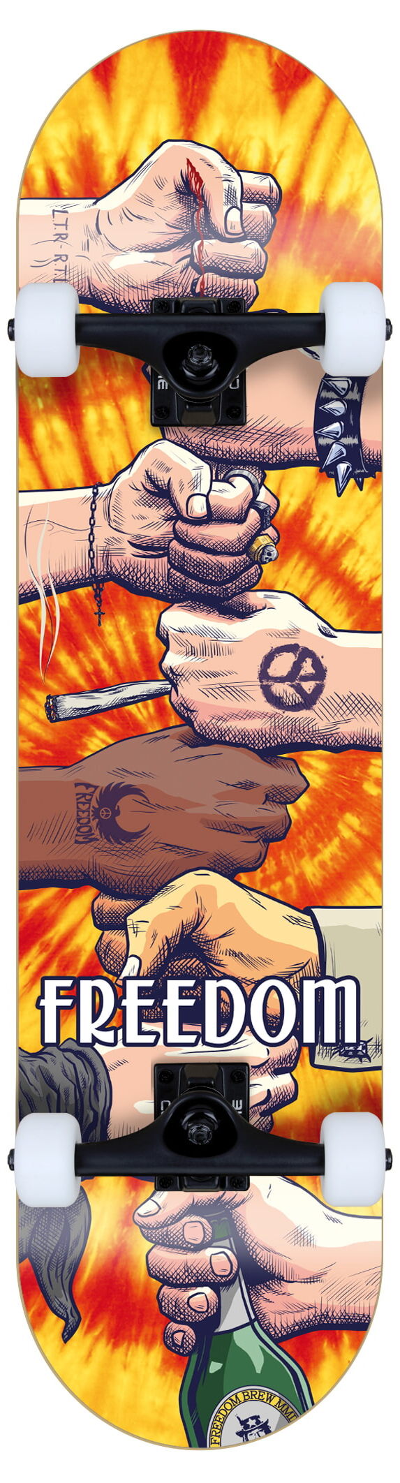 Freedom complete Skateboard Teamwork