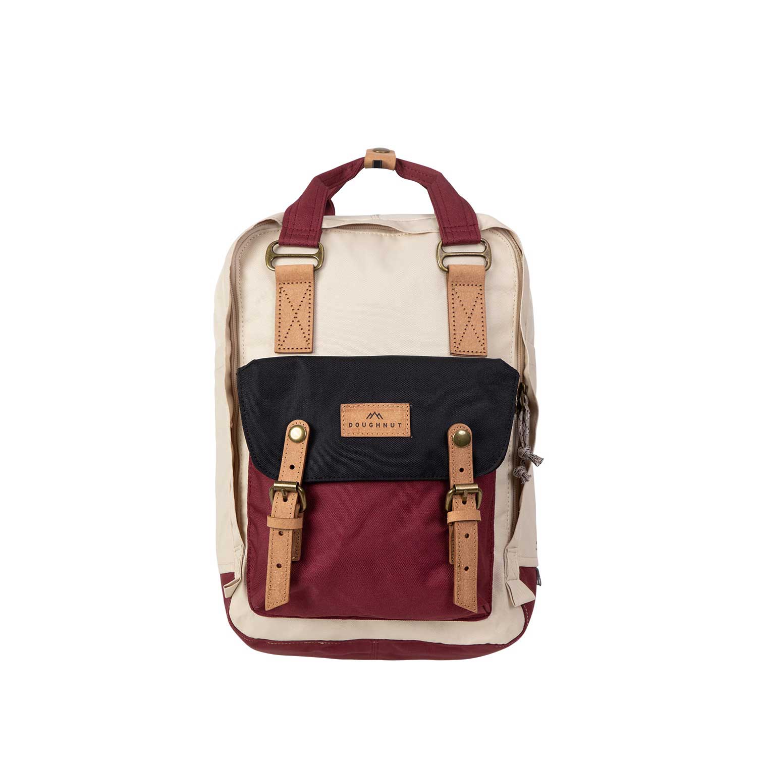 Doughnut Macaroon Reborn Series Rucksack - stone x wine