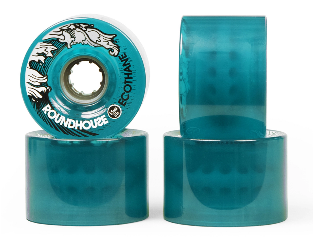 Carver Wheels Roundhouse ECO Mag Aqua 65mm 81a