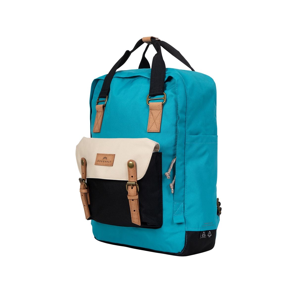 Doughnut Macaroon Large Reborn Series Rucksack - lagoon x stone