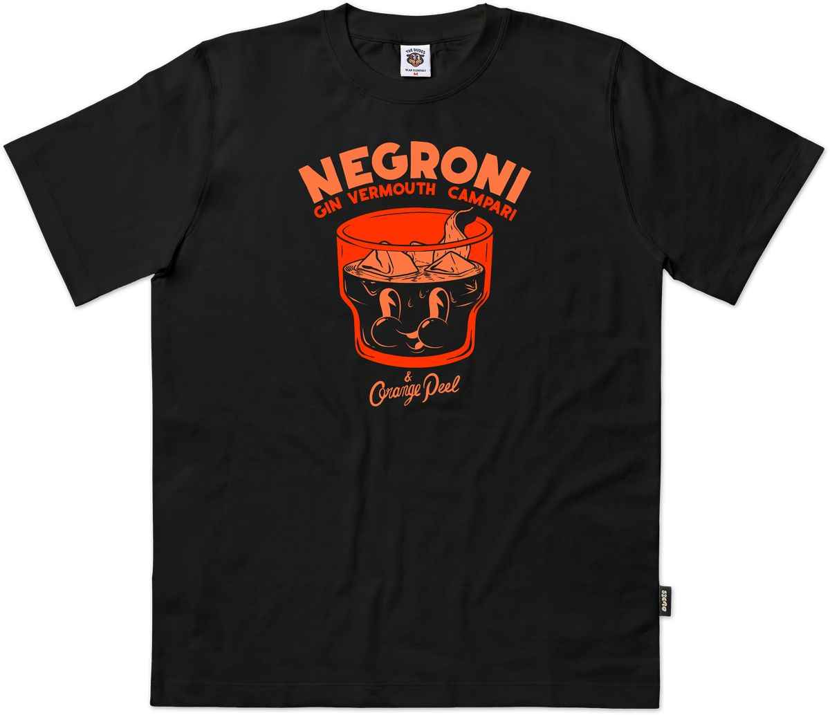 The Dudes Negroni Classic T-Shirt Standard - black The Dudes Negroni Classic T-Shirt Standard - black XXXL