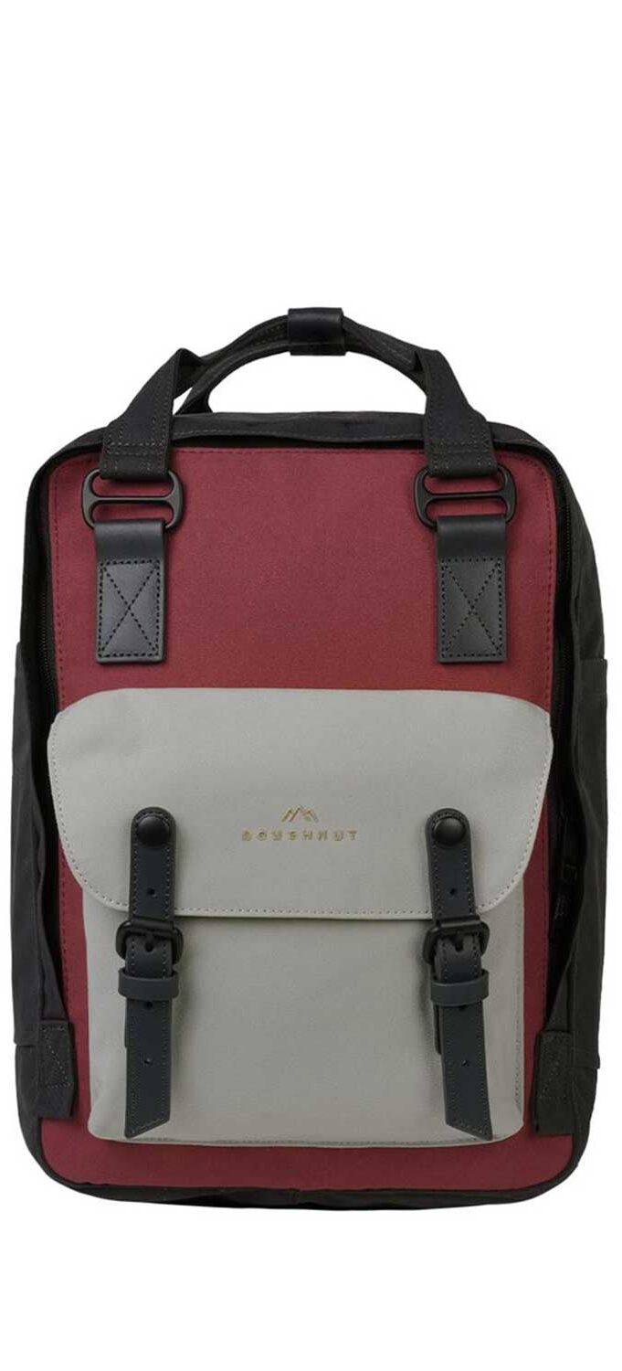 Doughnut Macaroon Meditative Dark Rucksack - maroon x ground