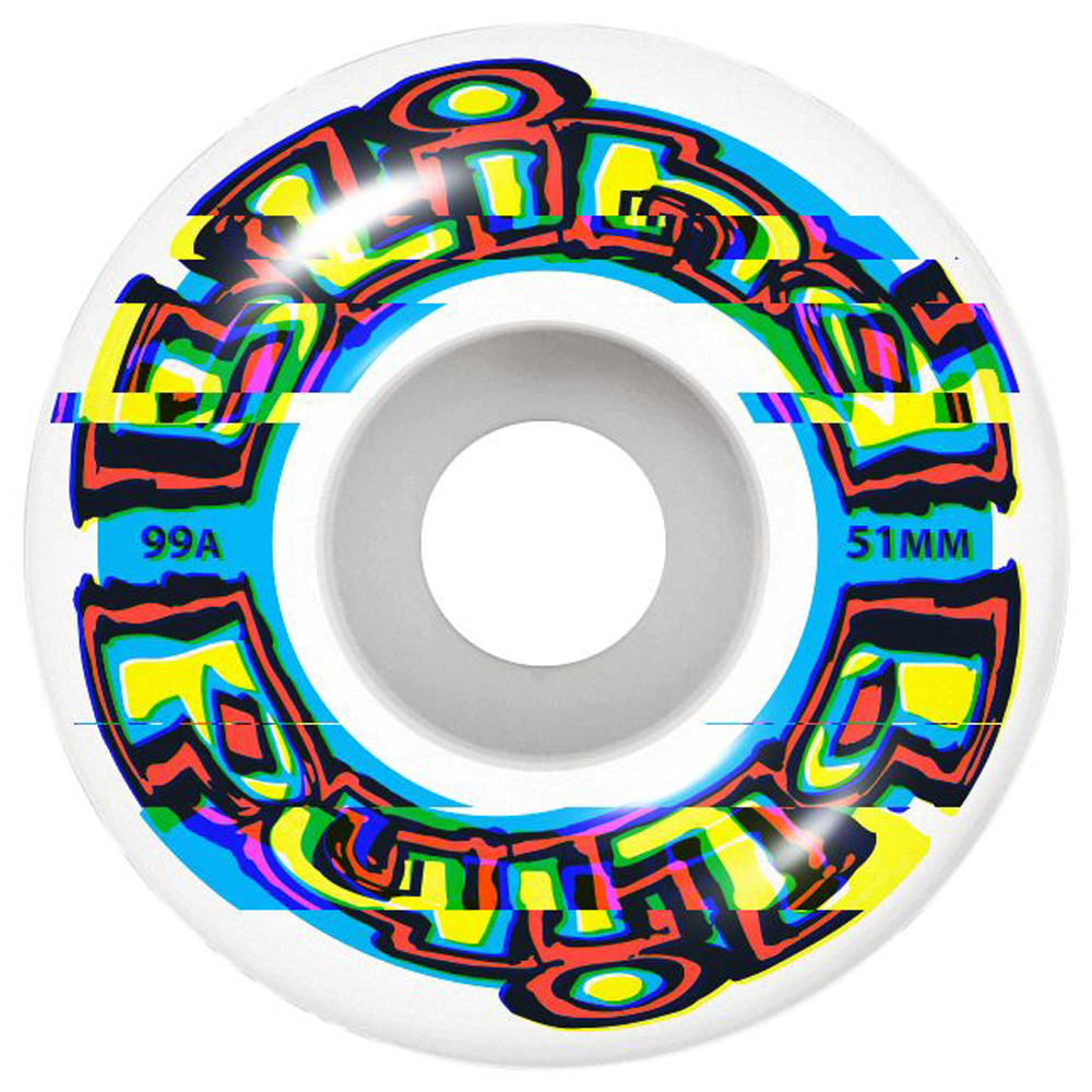 Blind Komplettboard Mid Logo Glitch 7,25 White