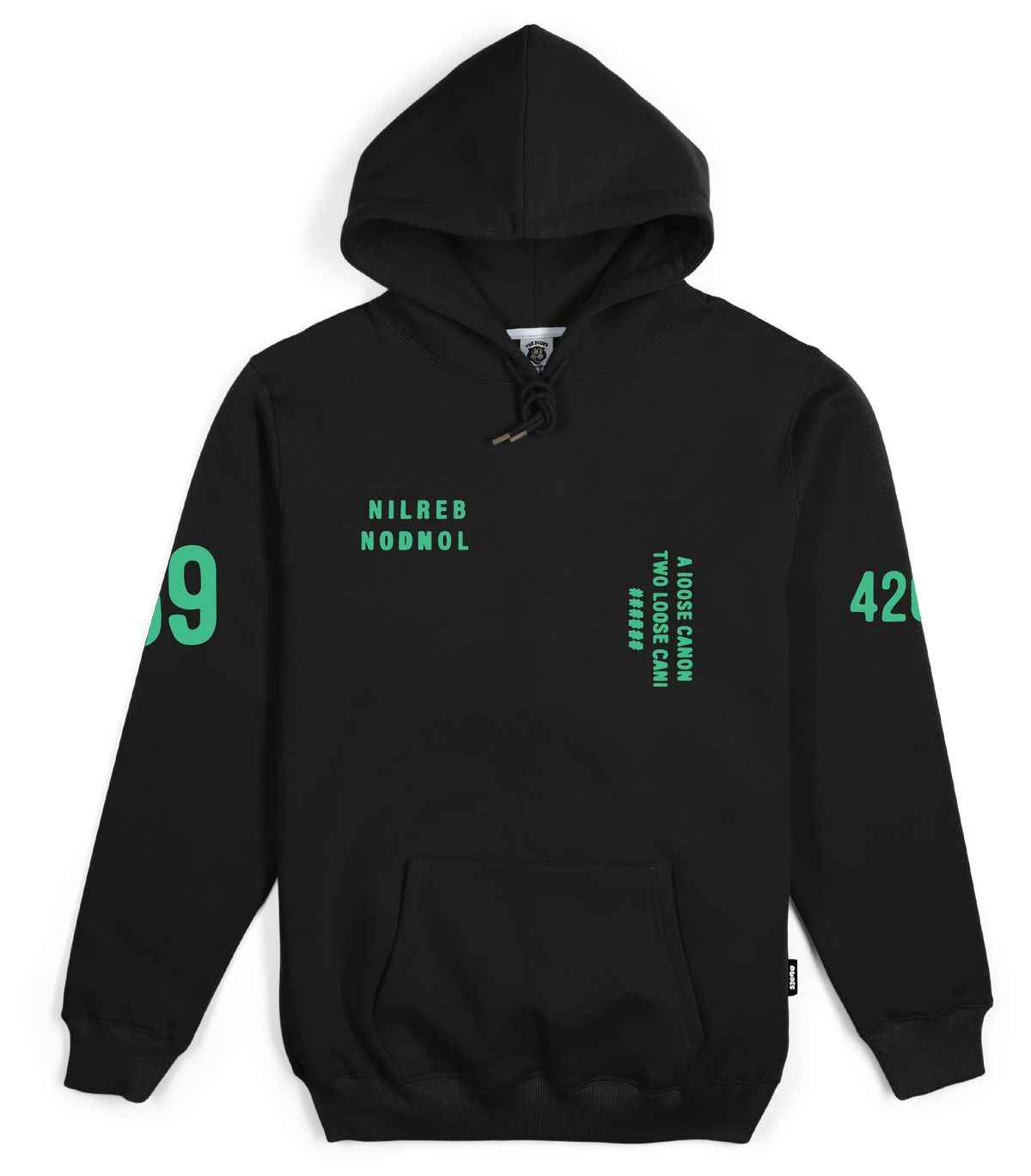 The Dudes Test Subject #1 Green Classic Hoody Premium - black XXXL