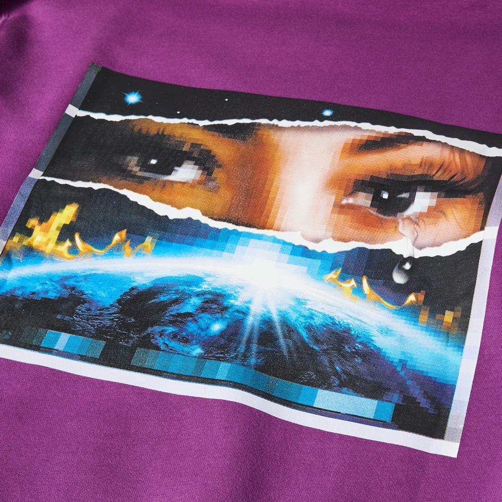 HUF Digital Domain Hoodie - grape XXL