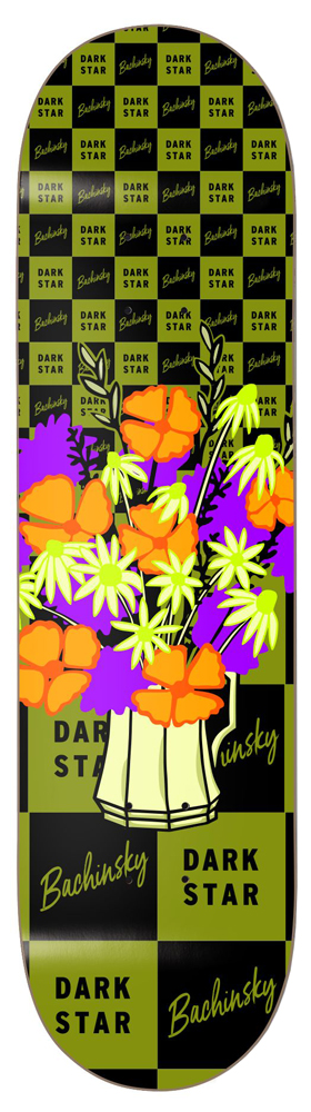 Darkstar Skateboard Deck Bachinsky Flowers R7 8,25
