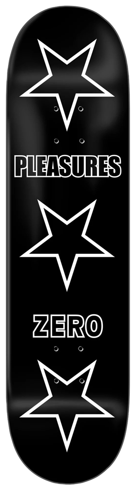 Zero Skateboard Deck x Pleasures Stars 8,25 Zero Skateboard Deck x Pleasures Stars 8,25