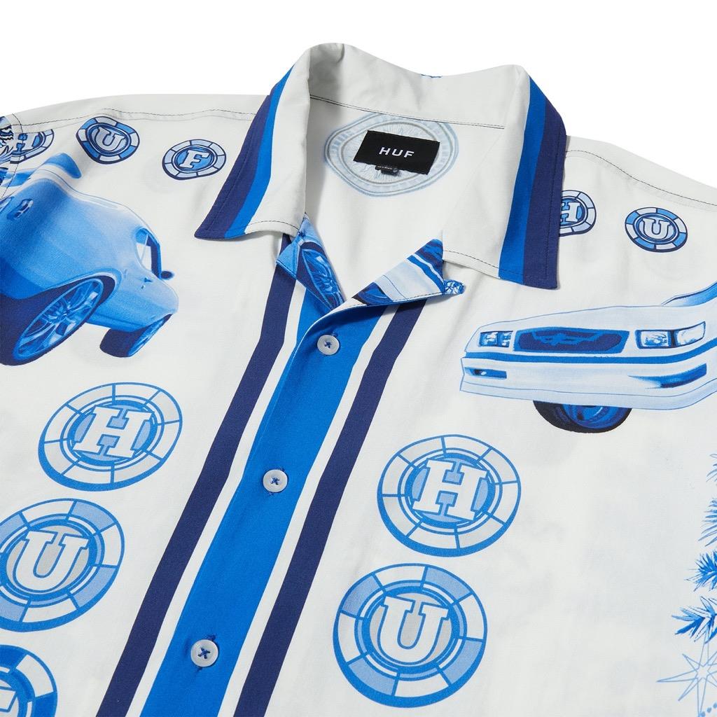 HUF Full House Rayon Hemd - white XXL