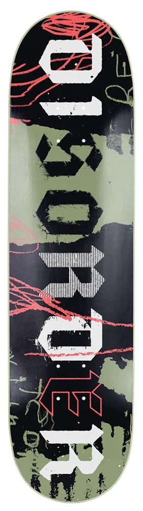 Disorder Abstrakt Skateboard Deck 8.25