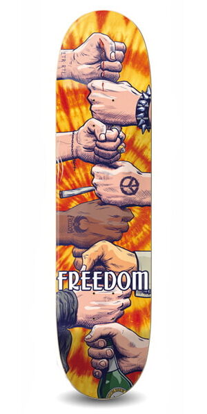 Freedom Teamwork Skateboard Deck Freedom Teamwork Skateboard Deck
