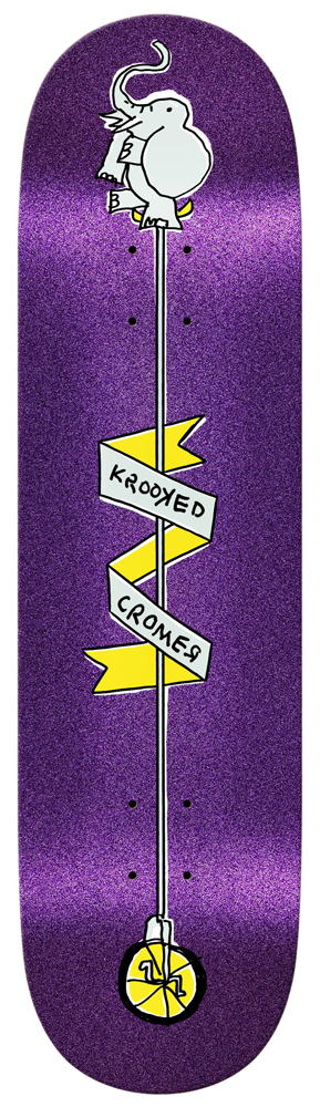 Krooked Skateboard Deck Cromer Unicycle 8,38 Krooked Skateboard Deck Cromer Unicycle 8,38