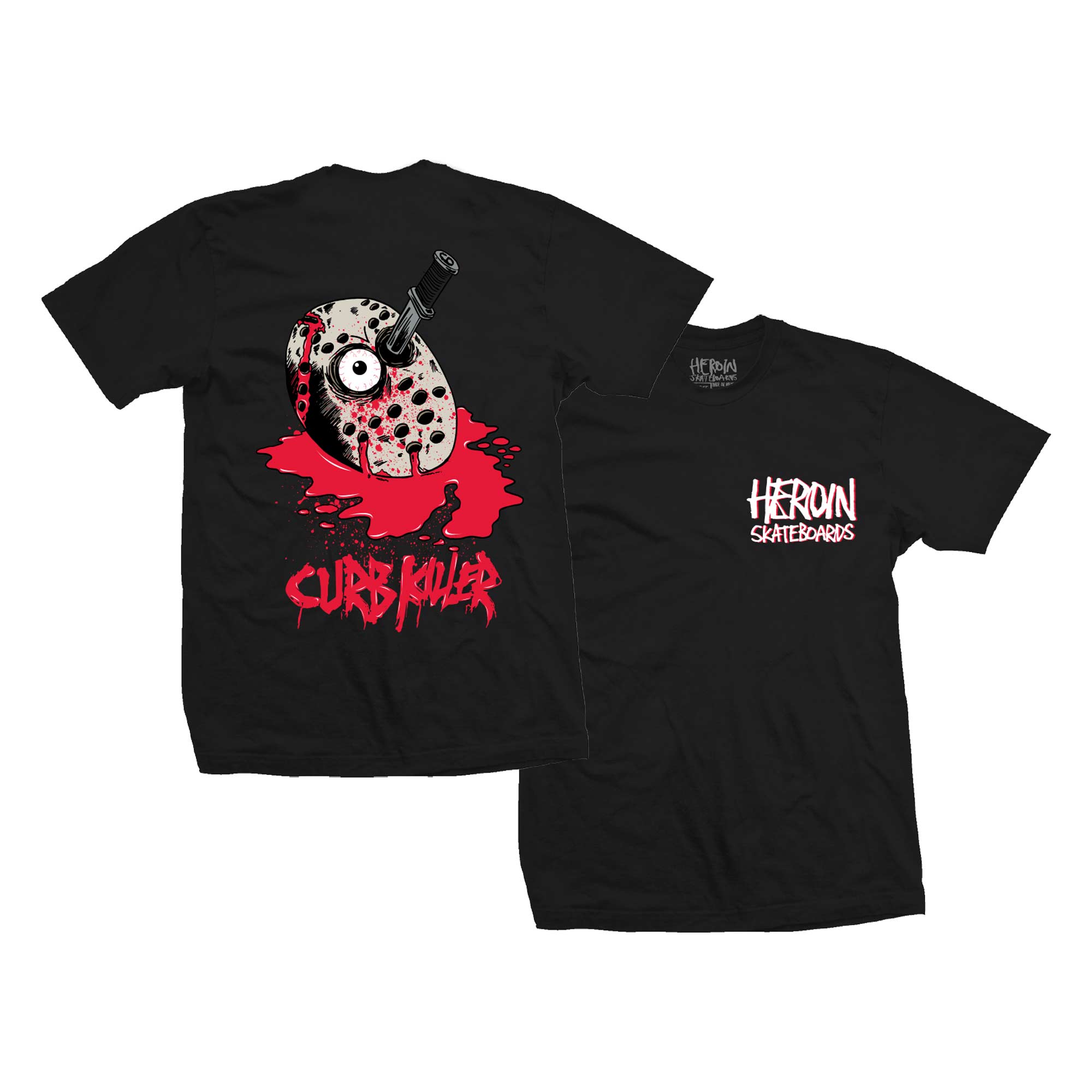 HEROIN T-Shirt CURB KILLER, black XXL