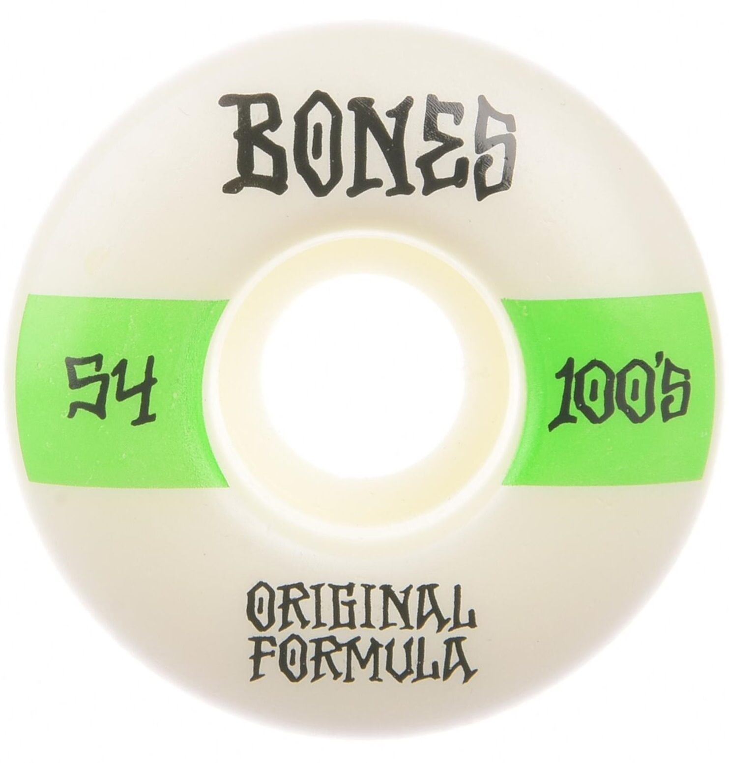 Bones Wheels Skateboard Rollen 100s white OG#19 100A V4 54mm Bones Wheels Skateboard Rollen 100s white OG#19 100A V4 54mm