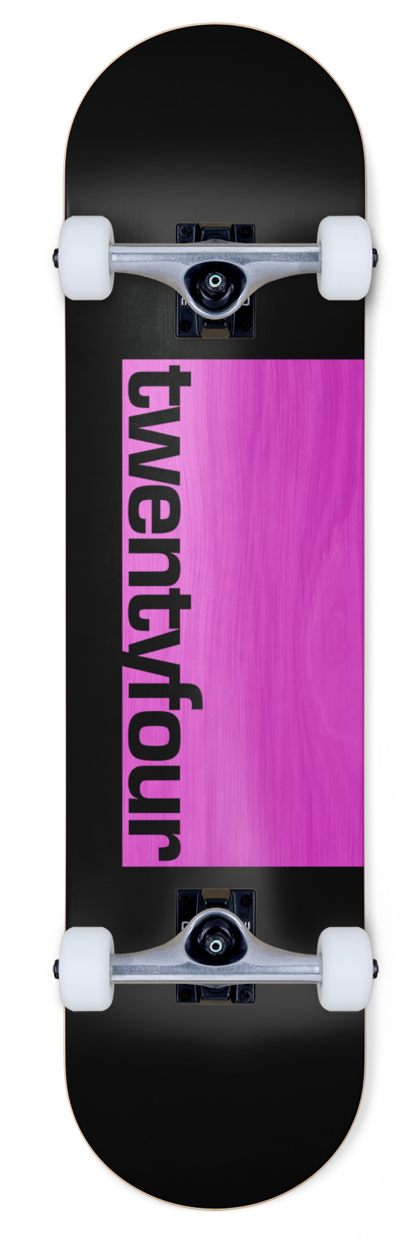 Skateshop24 komplett Skateboard - twentyfour black 8.50