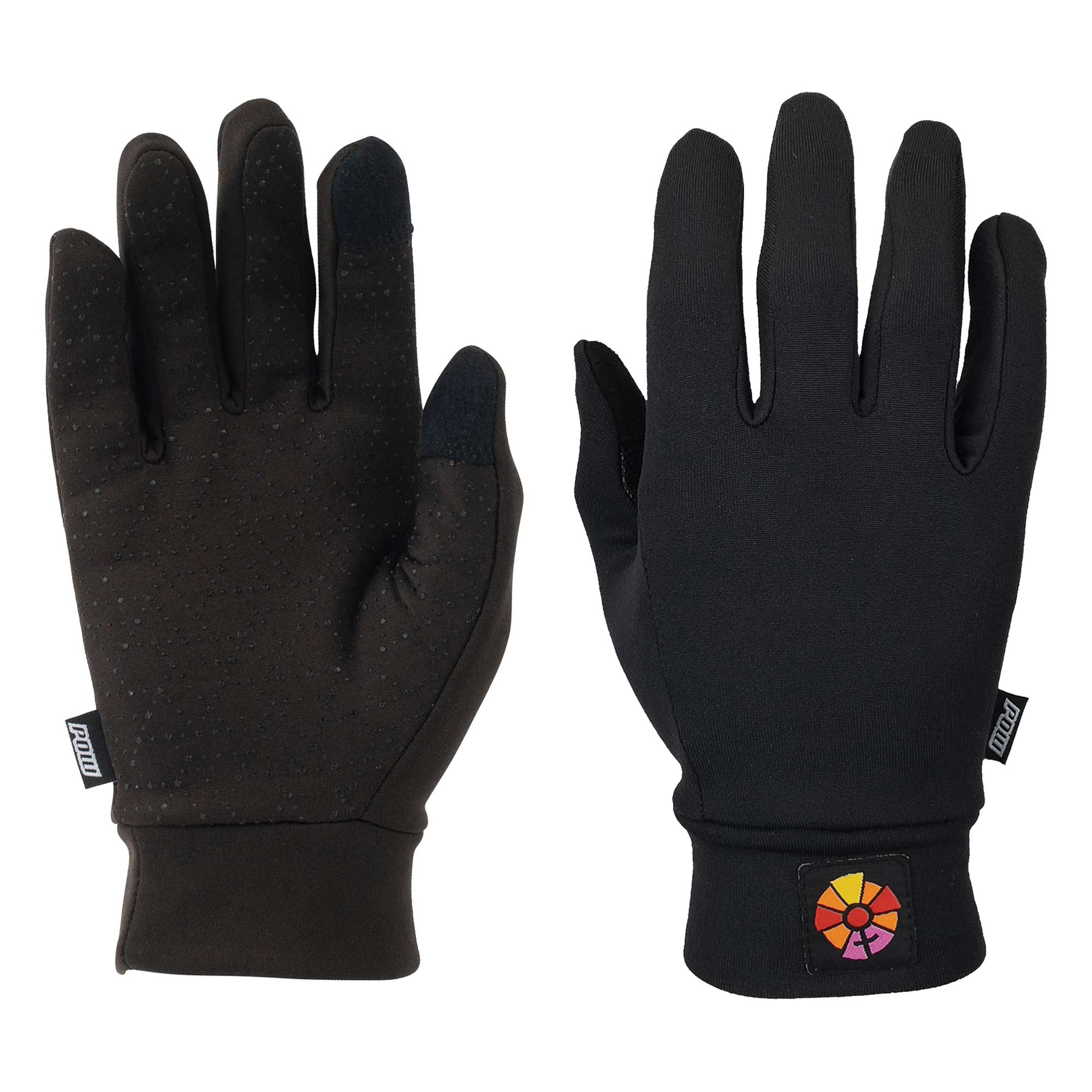 POW Glove WOMEN MICROFLEECE LINER PROFILE FIT, black M (7)