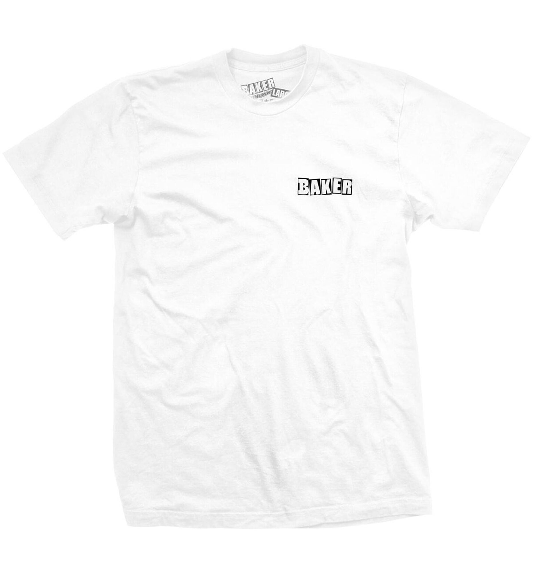 BAKER T-Shirt UNO white/black