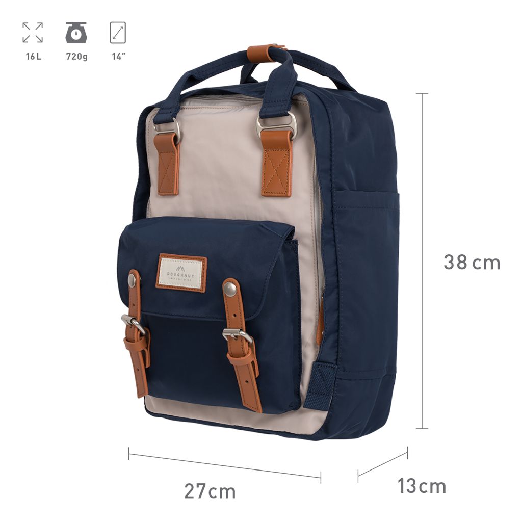 Doughnut Macaroon Rucksack - ivory x navy Doughnut Macaroon Rucksack - ivory x navy