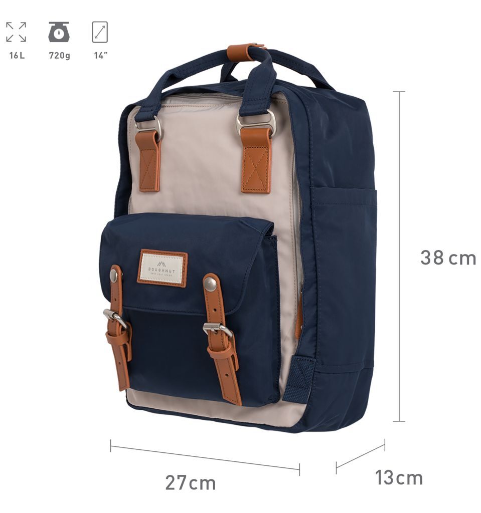 Doughnut Macaroon Rucksack - ivory x navy Doughnut Macaroon Rucksack - ivory x navy