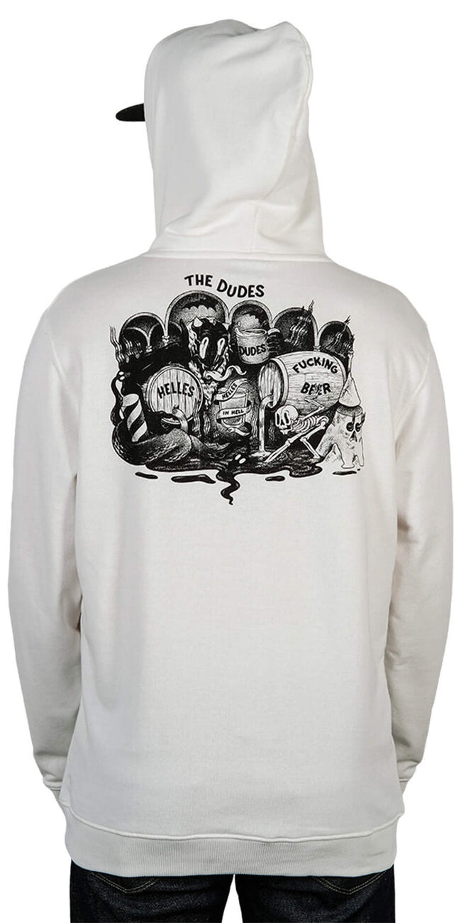 The Dudes Helles In Hell Hoody - off-white XXXL