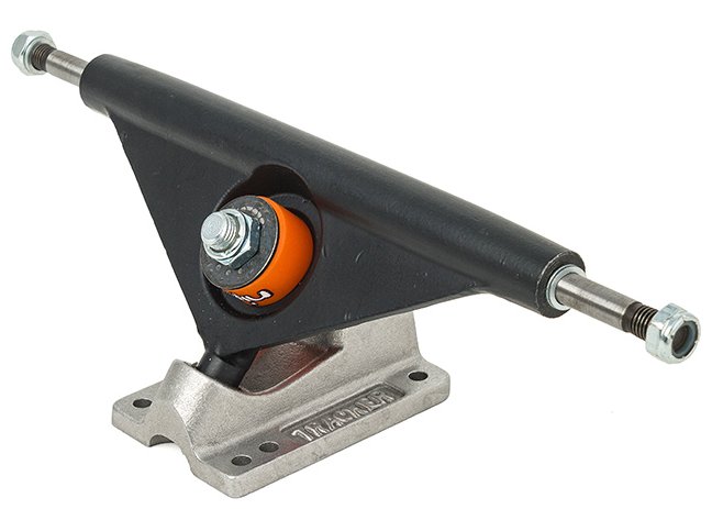 Tracker Truck 180mm Fastrack Black Hangar with Nipple Bushings Tracker Truck 180mm Fastrack Black Hangar with Nipple Bushings