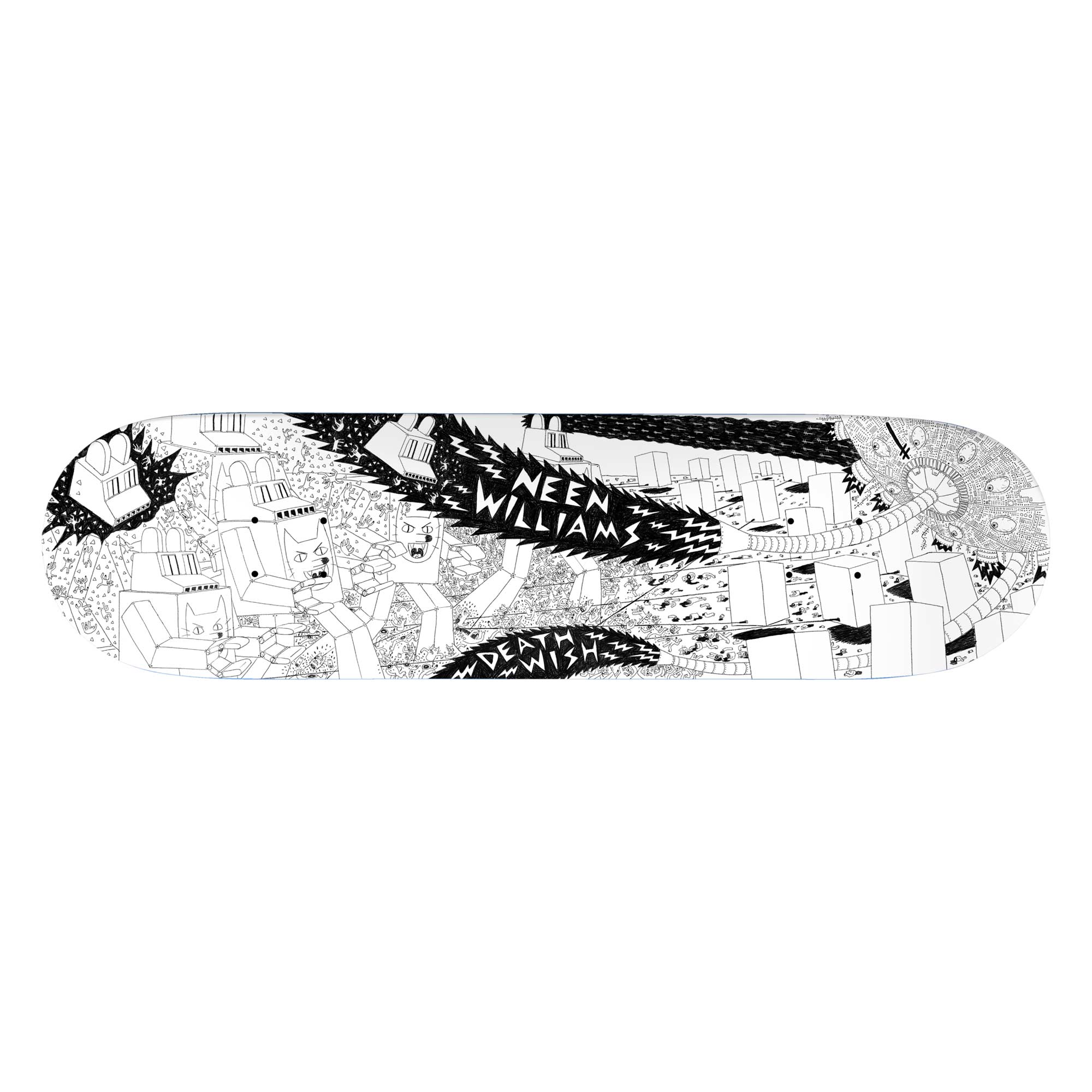 DEATHWISH Deck DEATH WAR 3000 NW 8.3875, grey 8.3 DEATHWISH Deck DEATH WAR 3000 NW 8.3875, grey 8.3