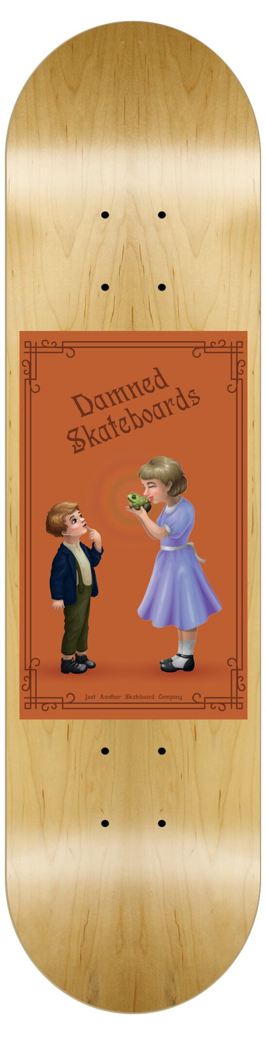 Damned Skateboard Deck Toad Licker Damned Skateboard Deck Toad Licker