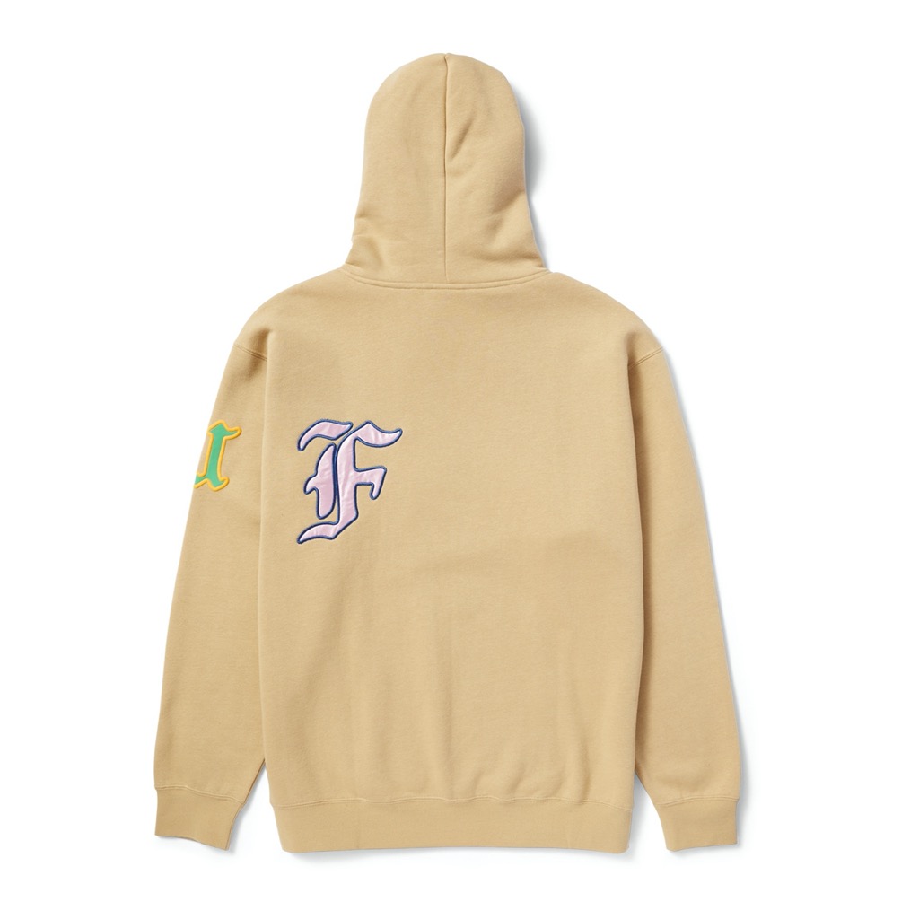 HUF Fly Die Hoodie - oatmeal XXL