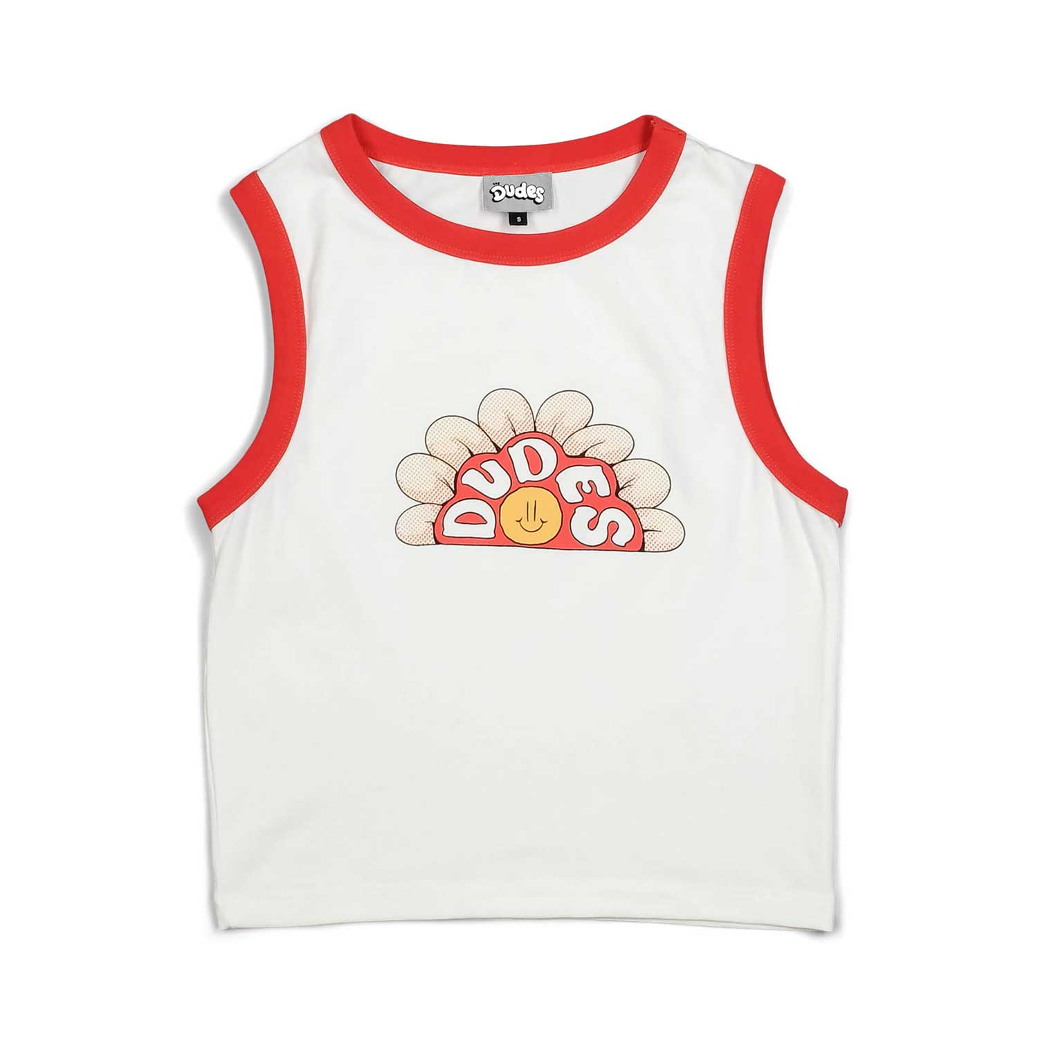 The Dudes Flowa Women Tank Top - off-white The Dudes Flowa Women Tank Top - off-white XXXL
