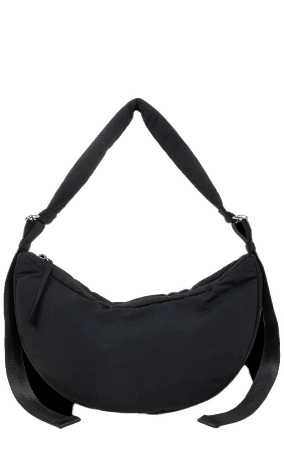 Doughnut Eclair Softies Crossbody Bag - black