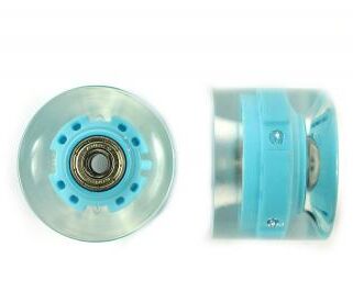 Blank Skateboard Cruiser Wheels LED Blue 82A 65mm Blank Skateboard Cruiser Wheels LED Blue 82A 65mm