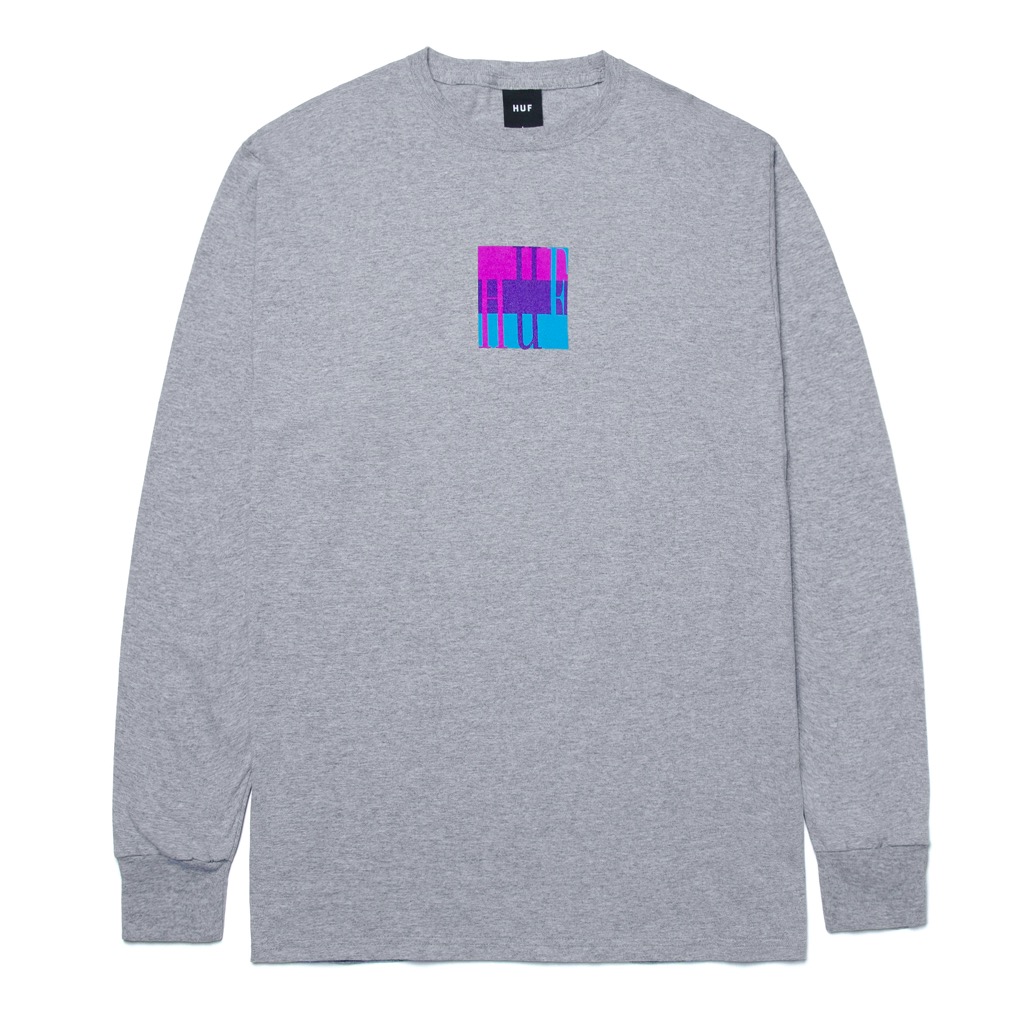 HUF Block Longsleeve - athletic grey