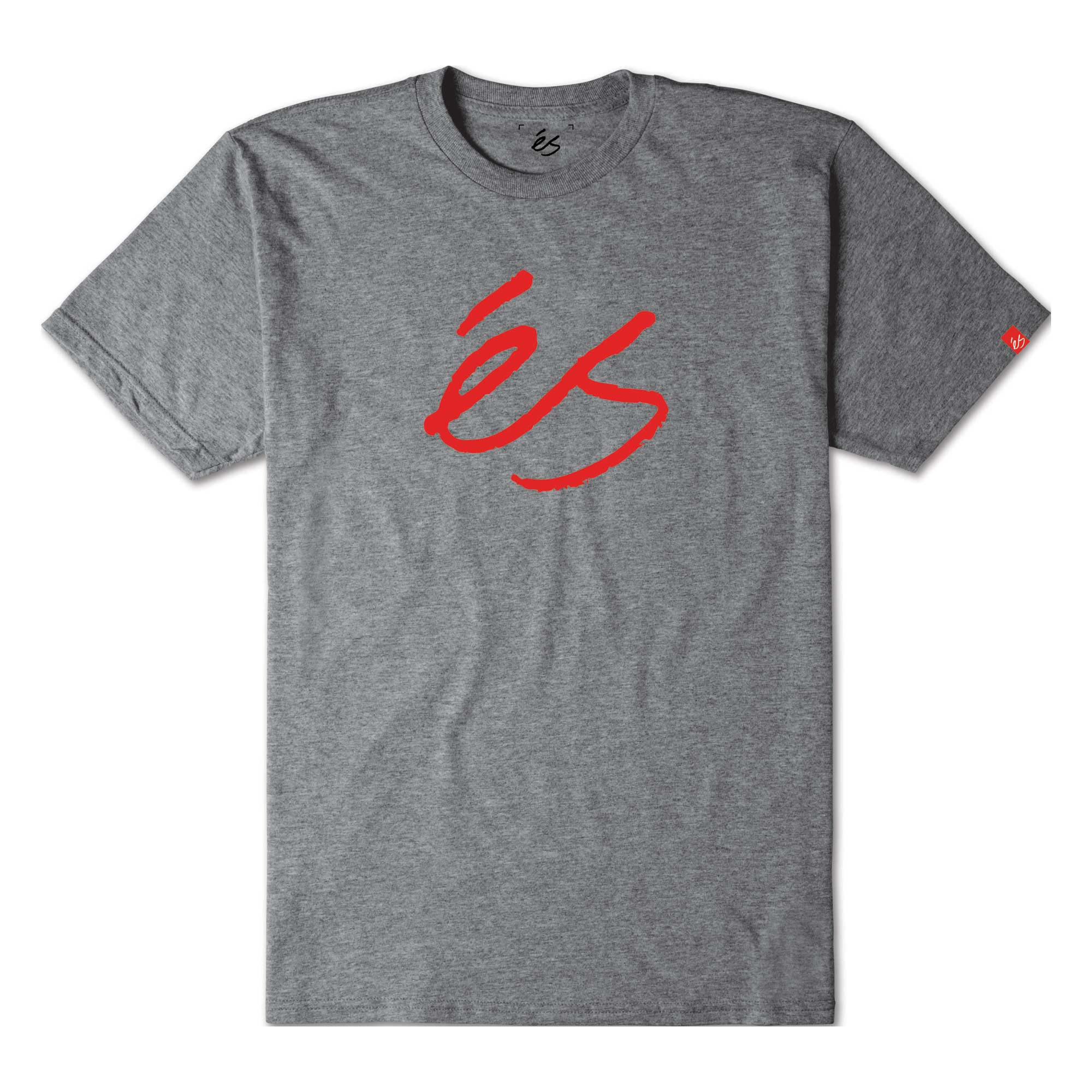 eS SKB T-Shirt SCRIPT MID, grey/heather S