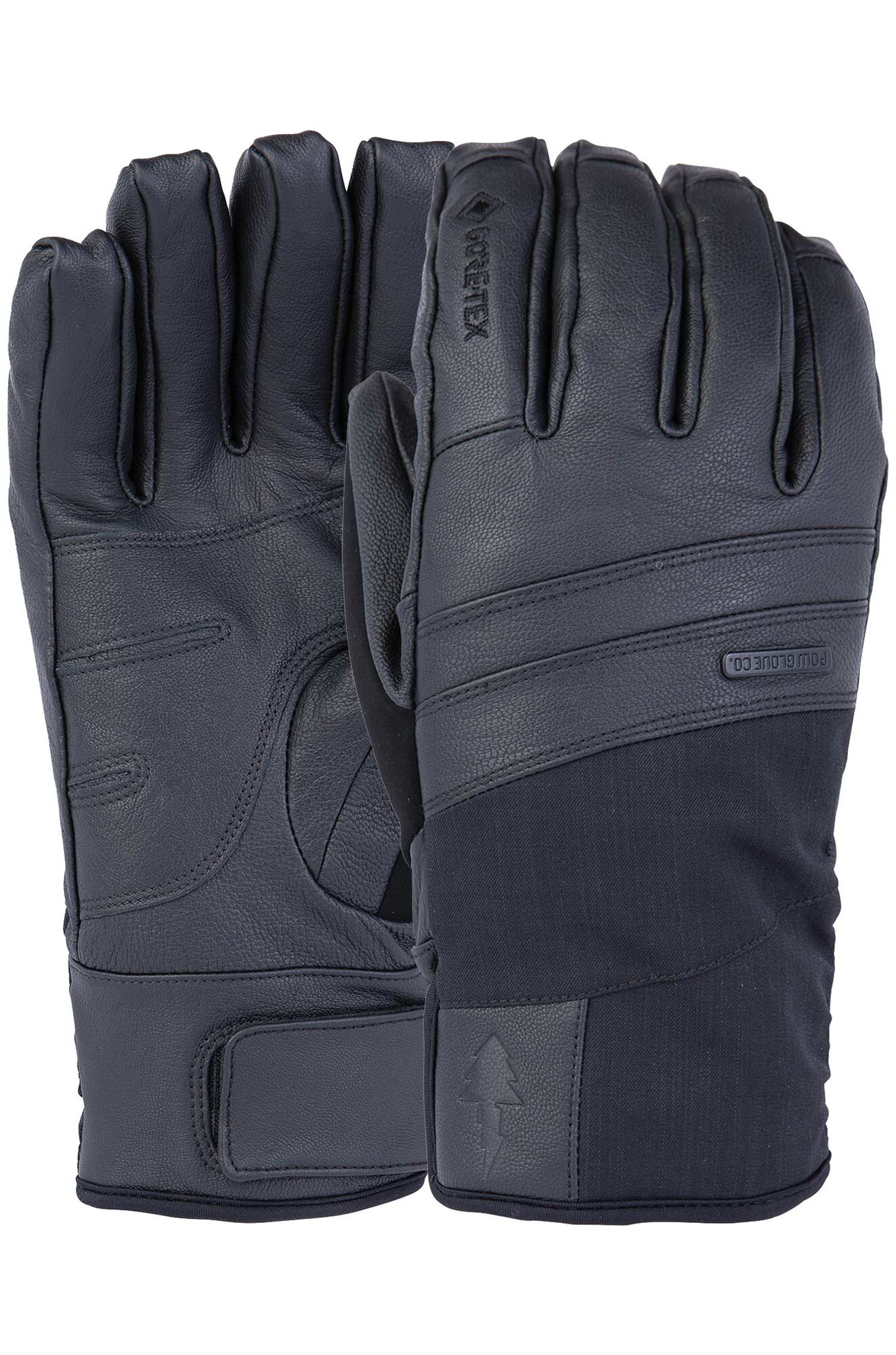 POW Glove ROYAL GTX GLOVE COMMON FIT, black L (8,5-9)