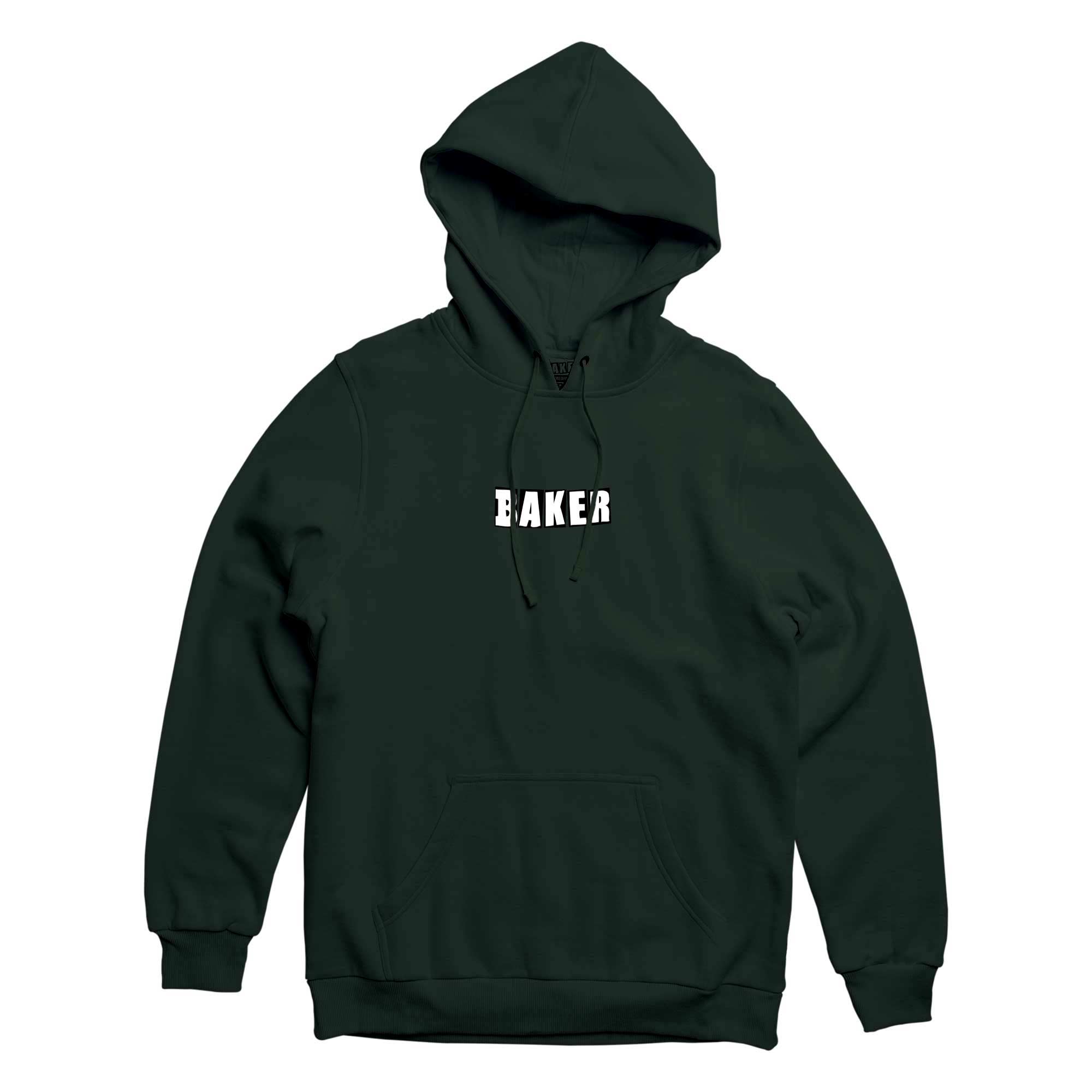 BAKER Sweat BRAND LOGO Hooded, black XL