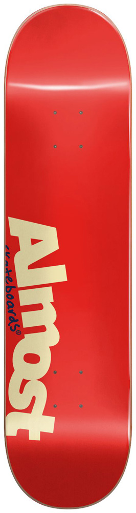 Almost Skateboard Deck Team Most HYB Red 8