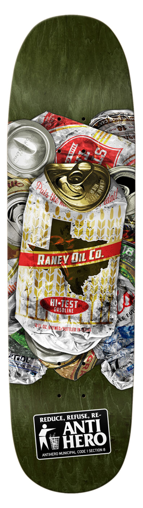 Anti Hero Skateboard Deck Beres Refuse 8,63