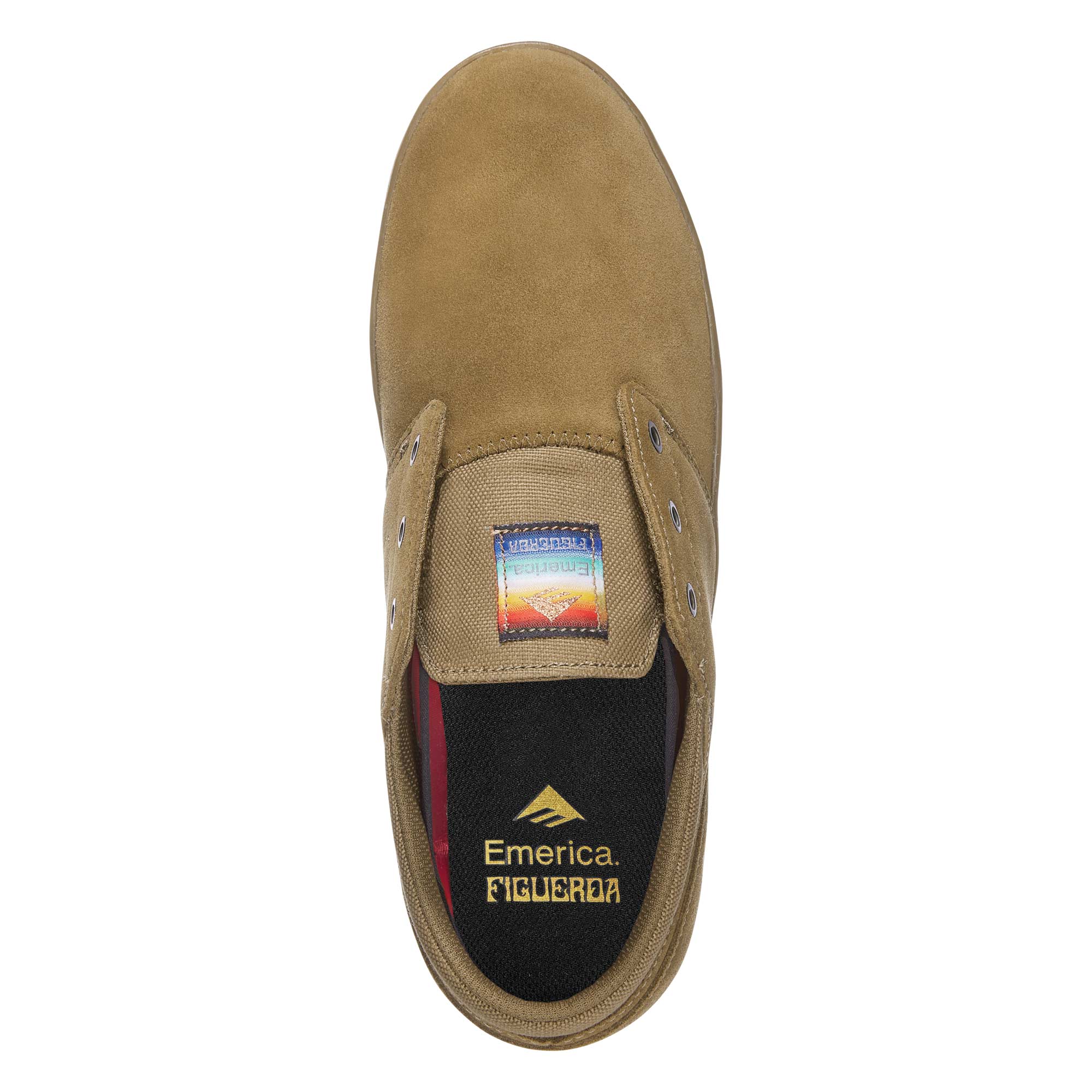 EMERICA Shoe THE FIGUEROA bro/gum, brown/gum 8