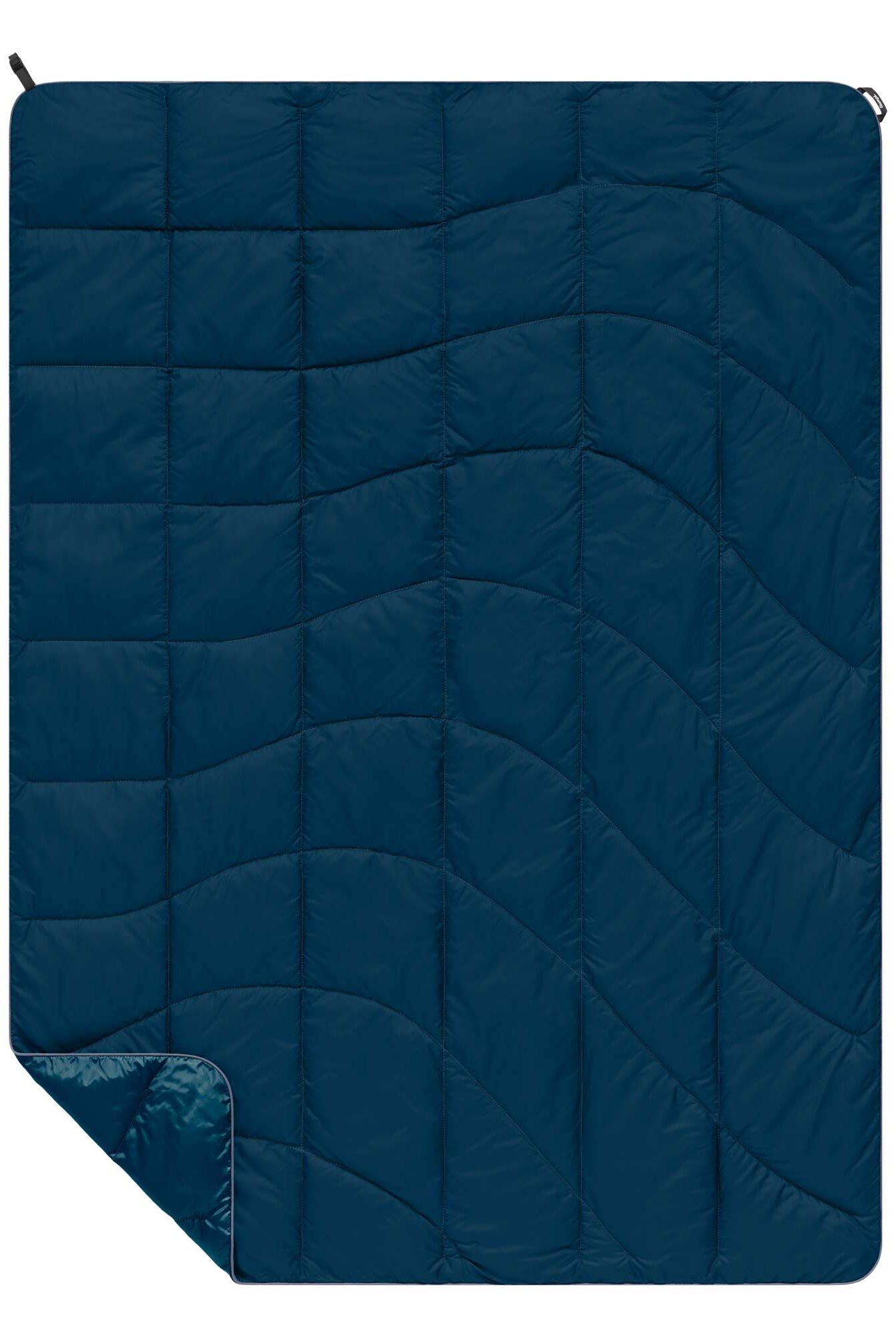 RUMPL Blanket NANOLOFT SOLID FLAME/ TRAVEL, deepwater RUMPL Blanket NANOLOFT SOLID FLAME/ TRAVEL, deepwater