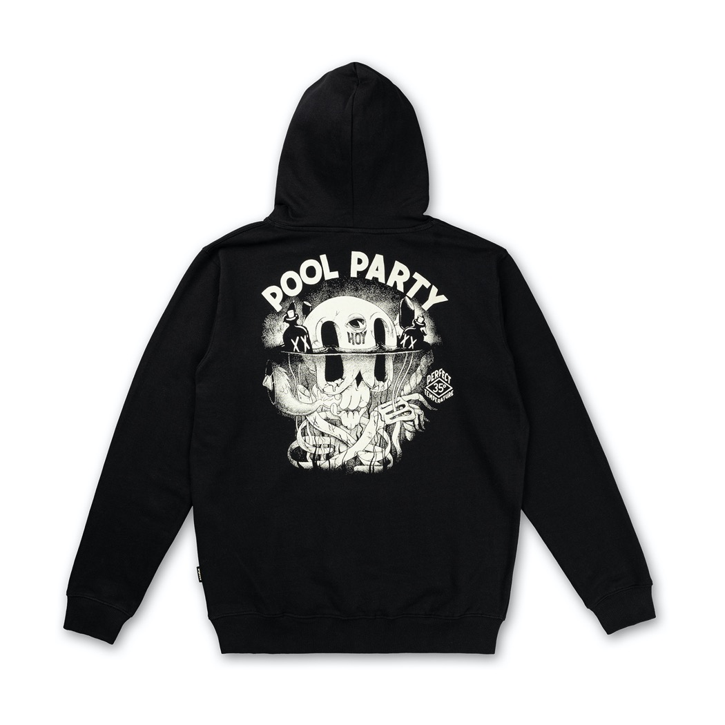 The Dudes Pool Party Hoody - black The Dudes Pool Party Hoody - black XL