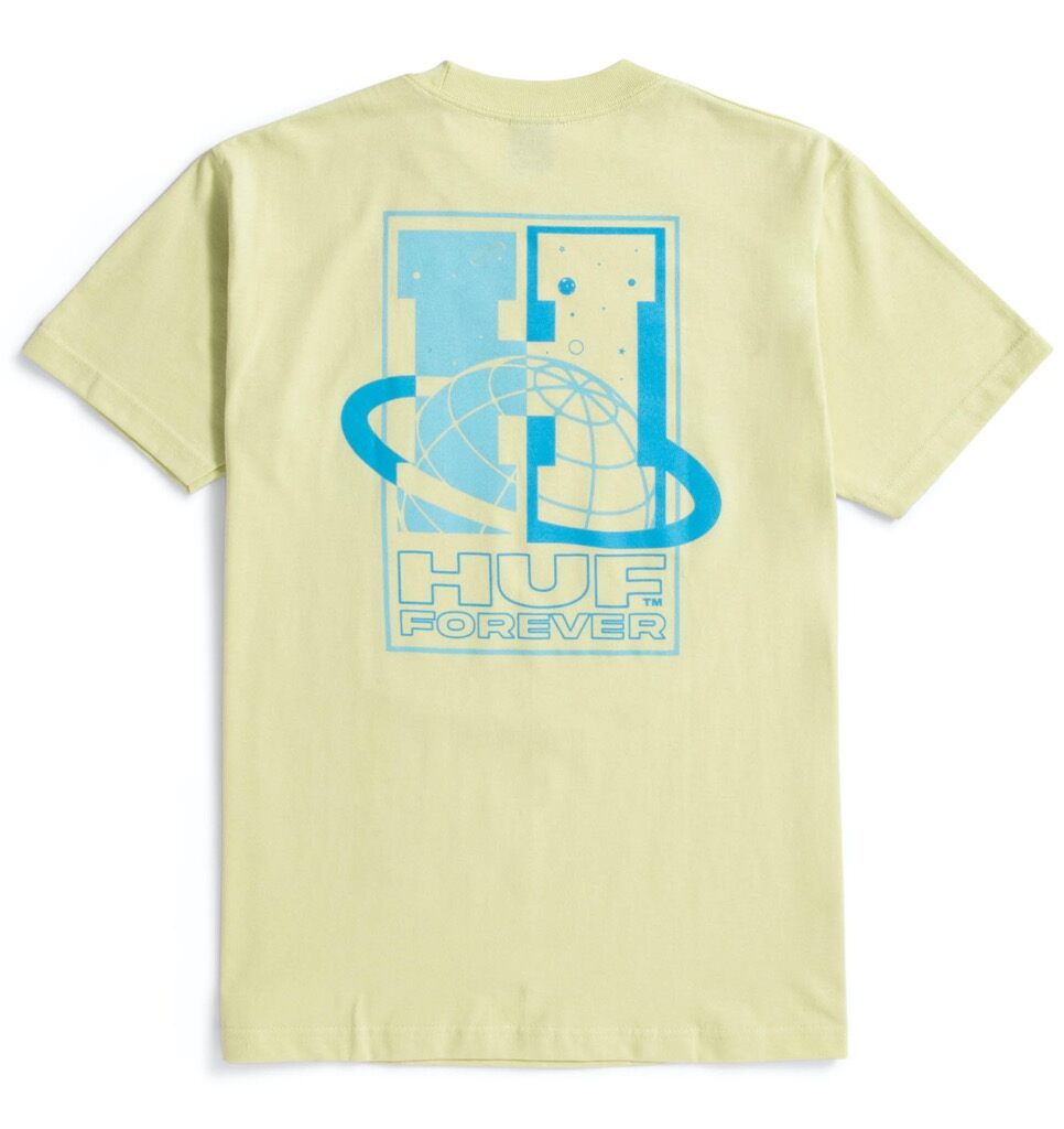 HUF Galaxywide T-Shirt - lime S HUF Galaxywide T-Shirt - lime XXL