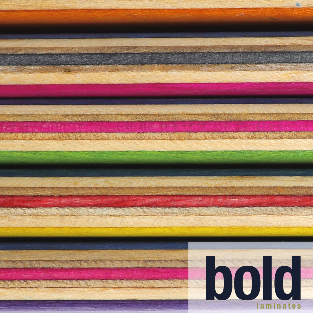 random_stain_colors_layers_logo Bold SP Blank Skateboard Deck Deep 7.50