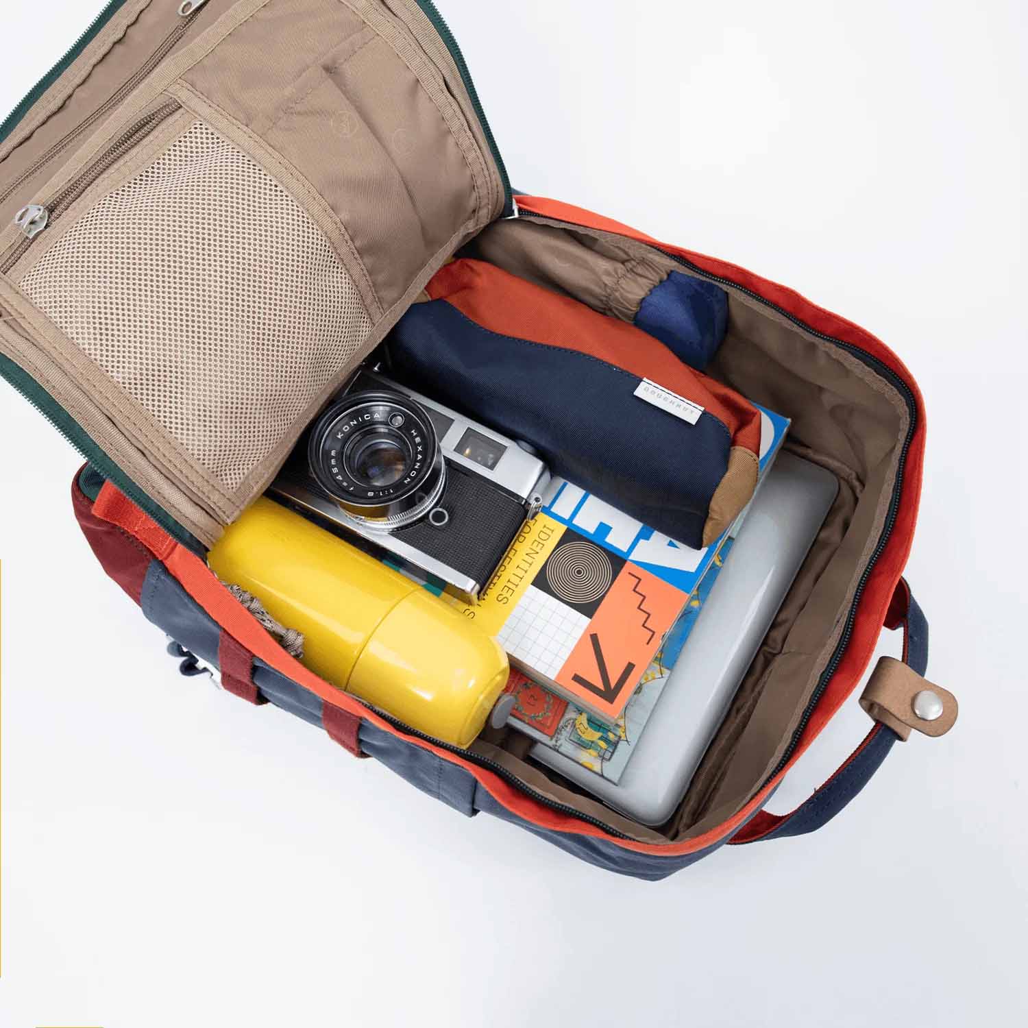 Doughnut Macaroon Happy Camper Series Rucksack - lake