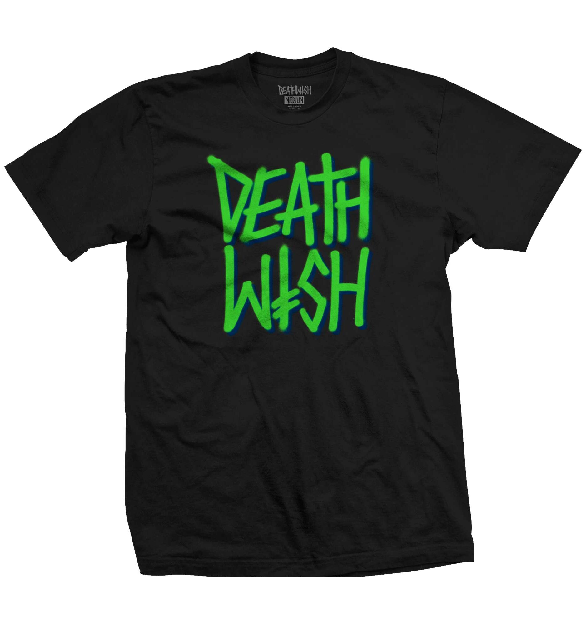 DEATHWISH T-Shirt DEATHSTACK black/green DEATHWISH T-Shirt DEATHSTACK, black/green M