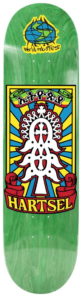 World Industries Skateboard Deck Jeff Hartsel Yout Model Popsicle 8,50