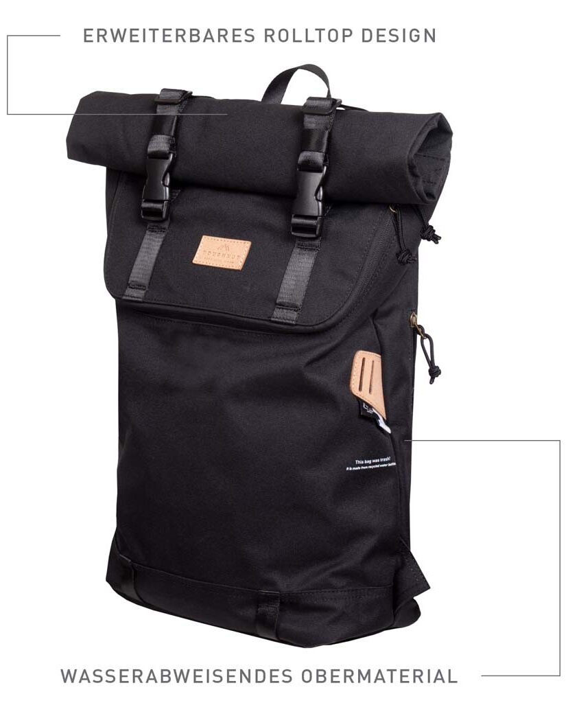 Doughnut Christopher Reborn Series Rucksack black